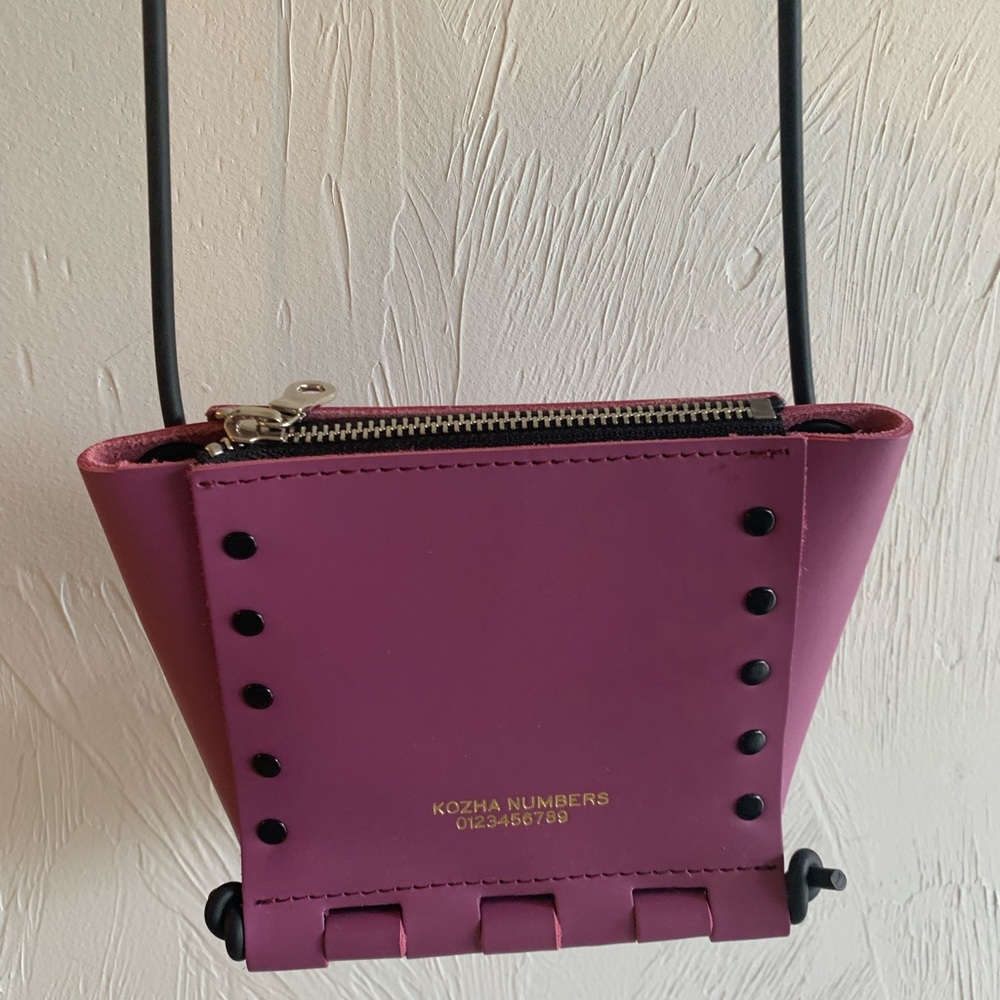 Miso bag in pink by Kozha Numbers